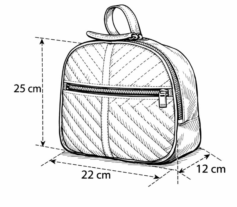 Rucsac DeeZee - RC18105 maron-roz