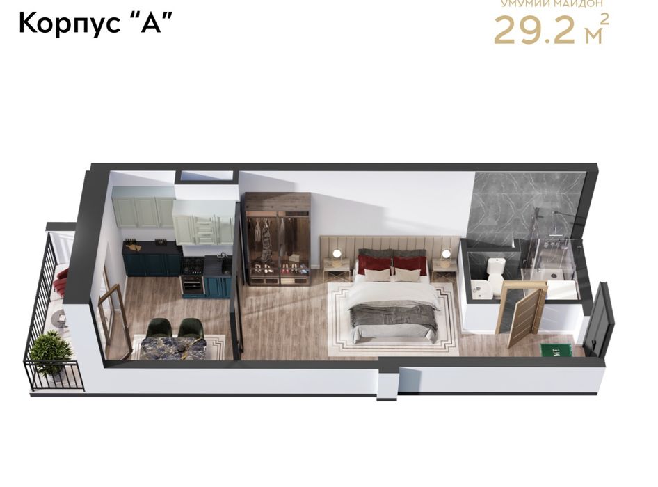 Новая квартира в ЖК Yangiobod Residence, бизнес-класс, Яшнабад