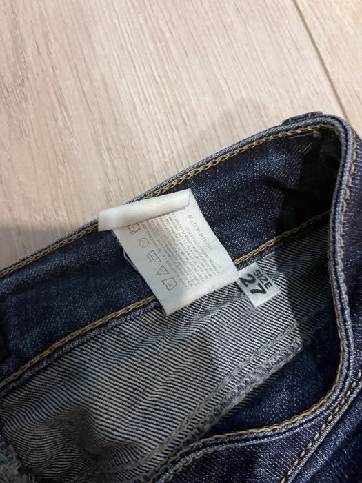 Дълги тъмносини дамски дънки