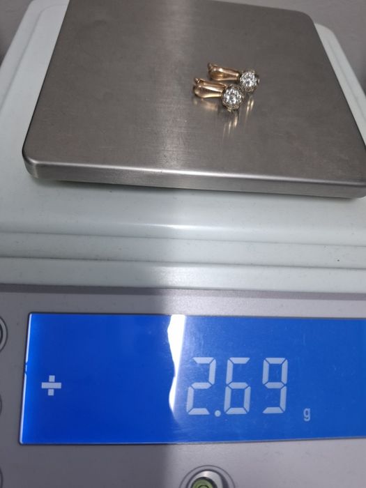 Серьги золото 585 проба