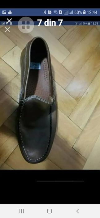 Mocasini Piele Naturala Noi.