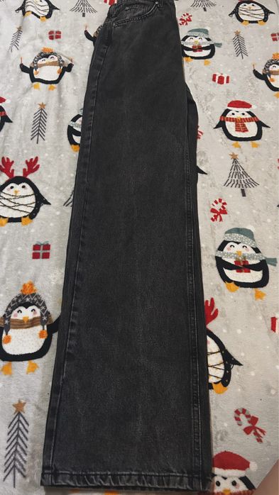 Blugi damă Collection gri antracit wide leg