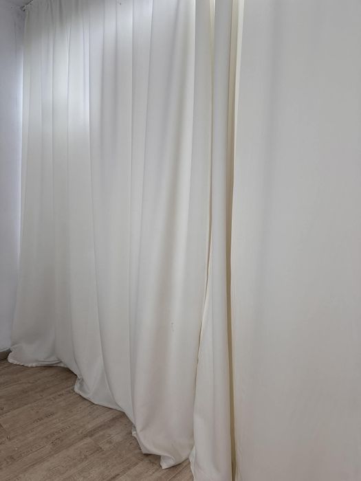 2бр завеси, цвят екрю