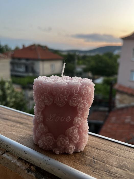 Бутикови свещи -ръчна изработка