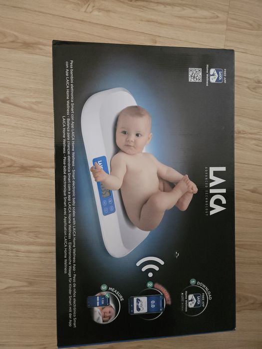 Cântar Electronic Smart Bebeluși Laica PS7030W (cu Bluetooth) – Ca Nou, la Cutie