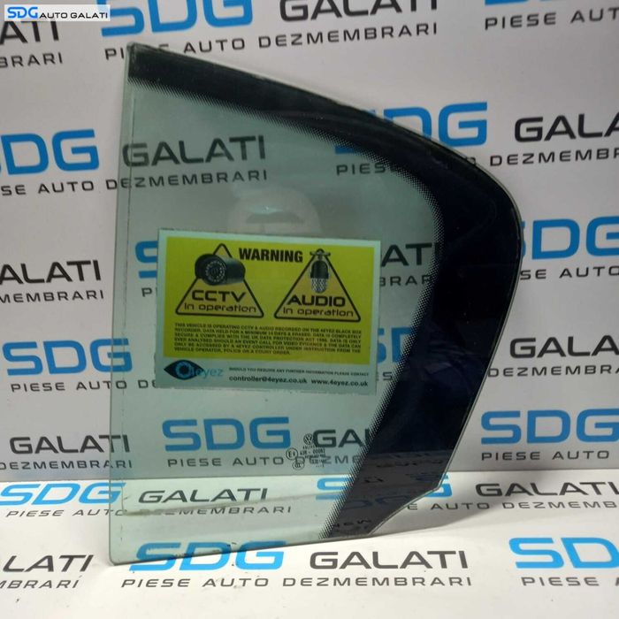 Geam Sticla Fix de pe Usa Stanga Spate Volkswagen Passat B7 Berlina Sedan 2010 - 2015 [0987]
