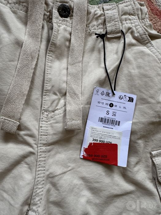 Bershka шорты и Zara блузка шелк