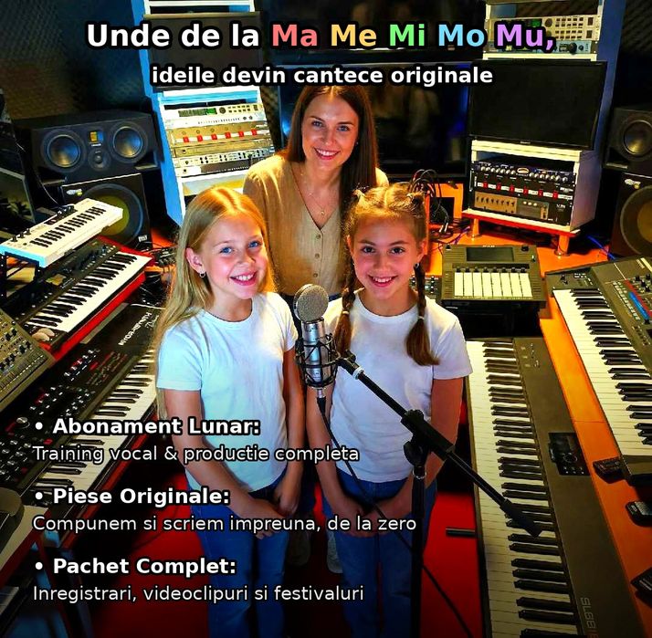 Program artistic, ore de canto direct pe piese originale.