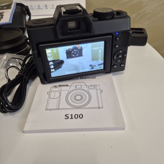 4КЦифров фотоапарат NBD, 48 MP, 3,0 инча IPS, 32 GB SD карта, 2 батери