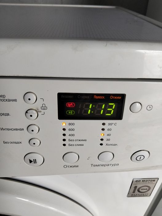 Лж на 6кгстиральная машина автомат работает стирает греет