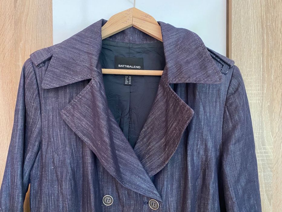 Манто от деним 48