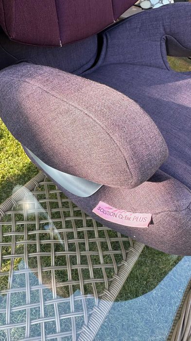 Автокресло 2-3 Cybex Solution Q-Fix Бордовое