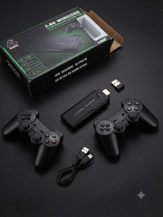Ретро конзола 4K Game Stick – хиляди игри на вашия телевизор