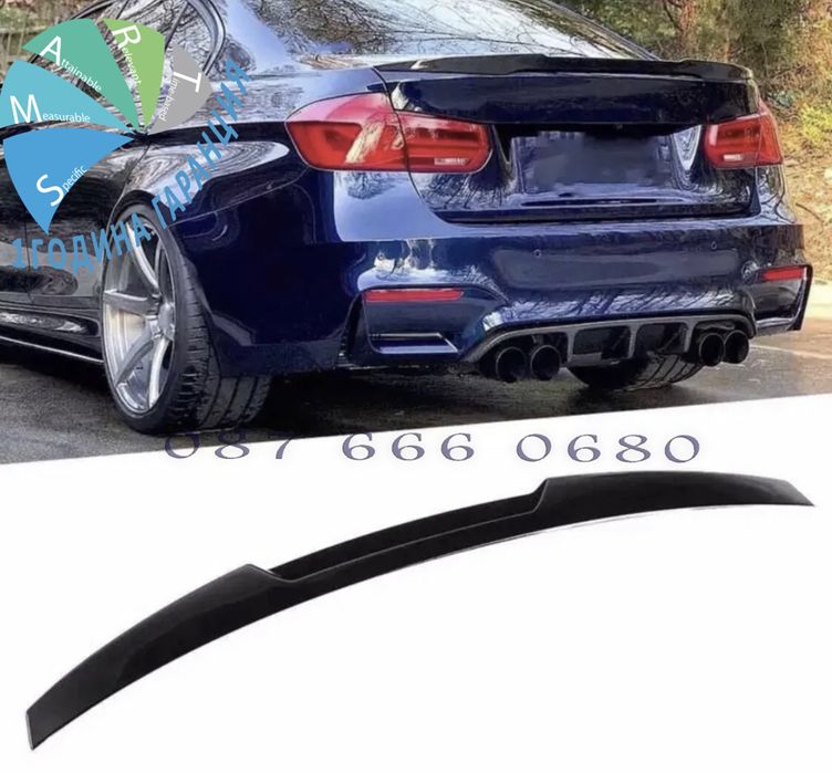 Лип спойлер багажник BMW F30 3 сериа lip spoiler M бмв ф30 M4 style