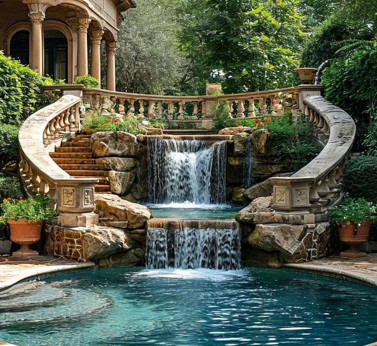 Строительство водопадов, ремонт и обслуживание