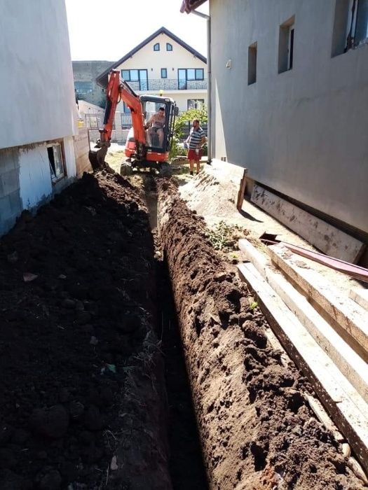 Sapaturi si demolari excavator dumper bobcat transpor nisip foreza