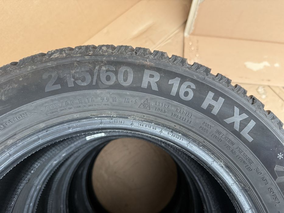 Зимини гуми Semperit 215/60/16 dot3924 | 8мм