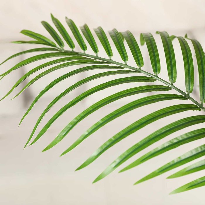 Palmier artificial 210 cm decor interior exterior UV rezistent planta artificiala ghiveci alb sau maro - LIVRARE GRATUITA !