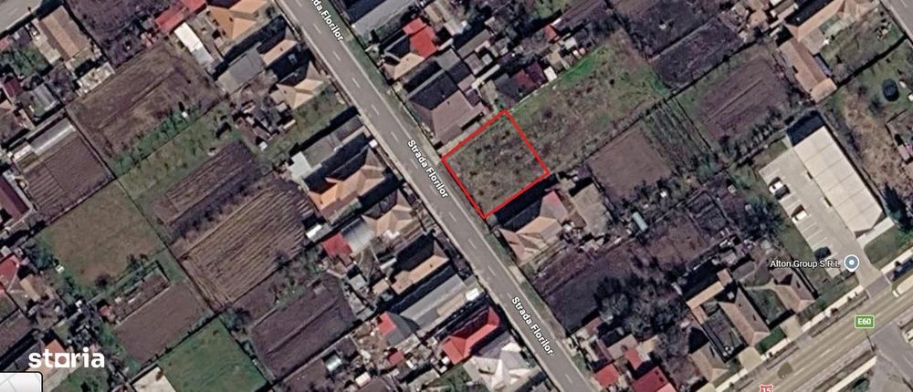 Teren Intravilan 472 Mp – Ungheni, Strada Florilor