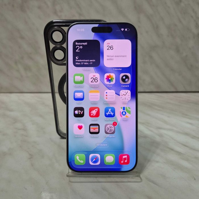 Telefon Apple iPhone 16 Pro 128 White 92% bat Zeus Amanet Rahova 34952