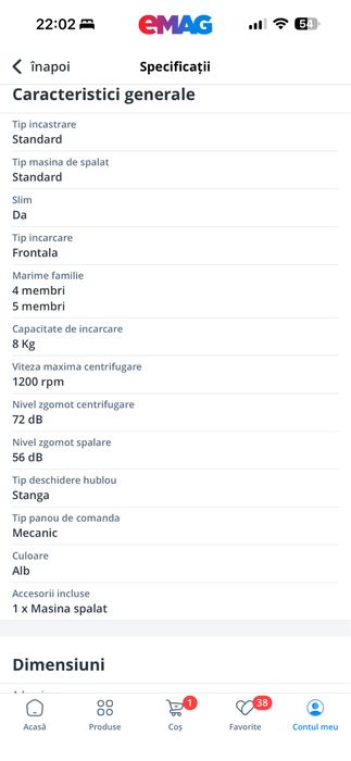 Masina de spalat - Samsung slim GARANTIE aproape 1 an - Negociabil