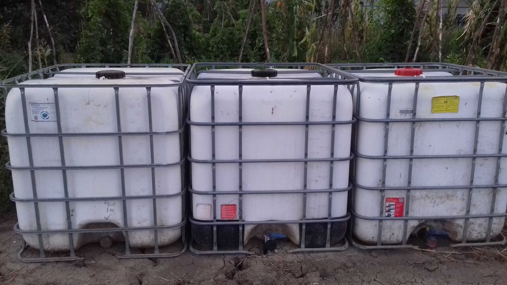 Cub IBC 1000 litri pentru fosa