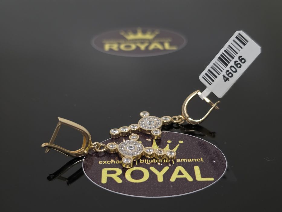 Bijuteria Royal: Cercei aur 14k/5.36 gr
