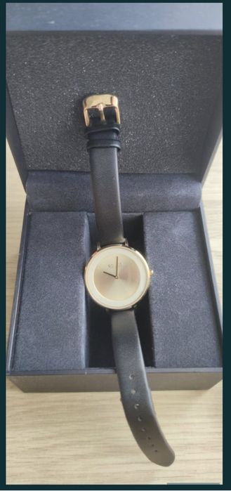 Ceas dama SO&CO Madison negru cu auriu