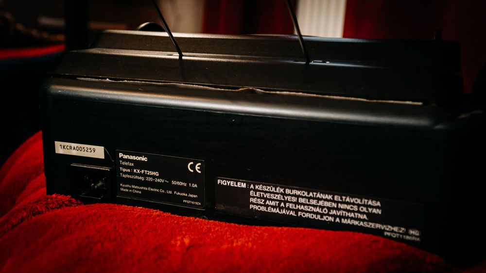 Telefax Panasonic KX-FT25HG