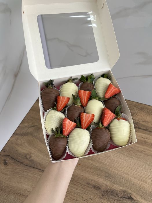 клубника в шоколаде