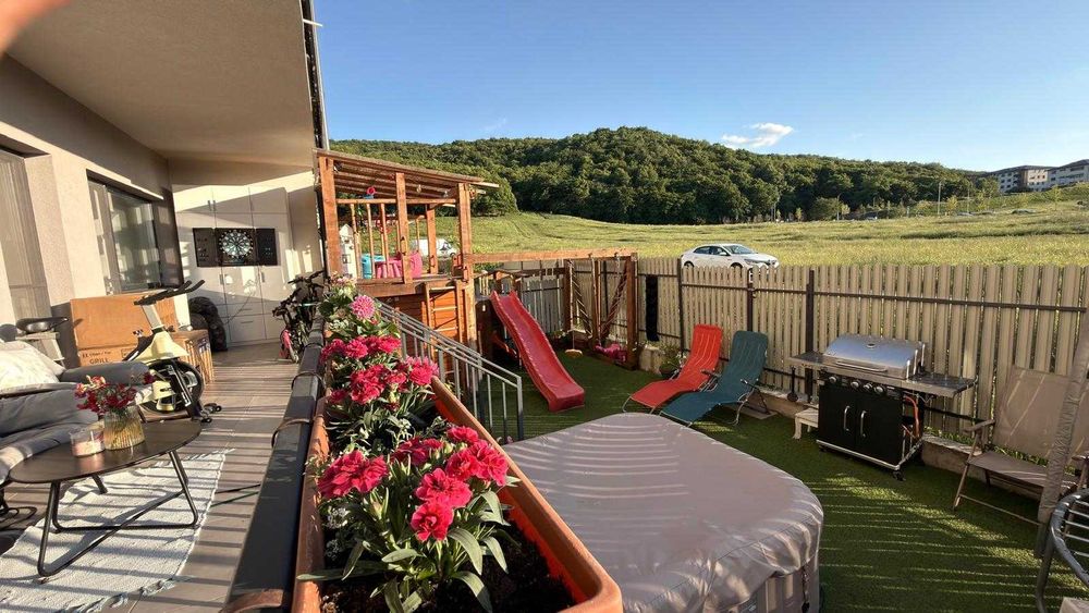 Apartament Modern 3 Camere cu Gradina si Terasa Baza Sportiva Floresti