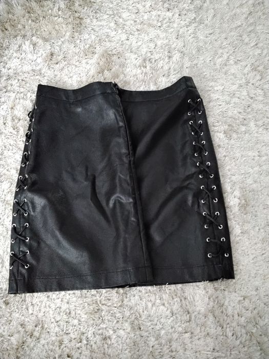 Fustă imitație piele