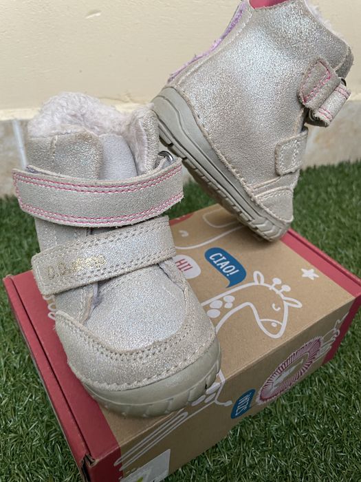 Детски зимни ботуши с агнешка вълна D.D. Step 19