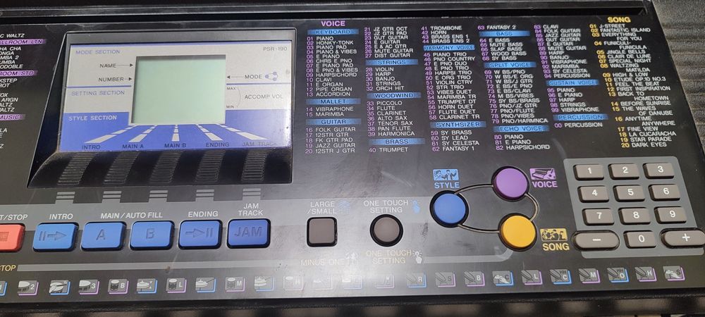 Orga Yamaha PSR 190