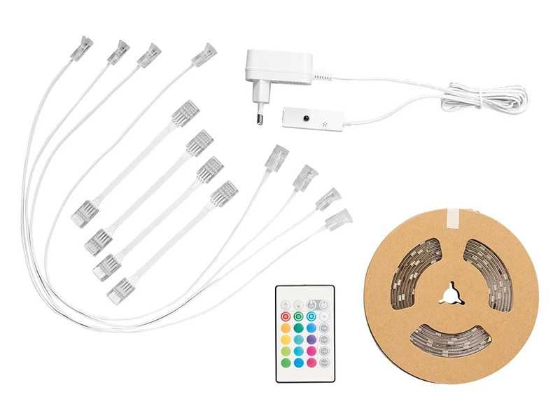 НОВИ! LED лента 5 метра 150 LED 24W 16 цвята