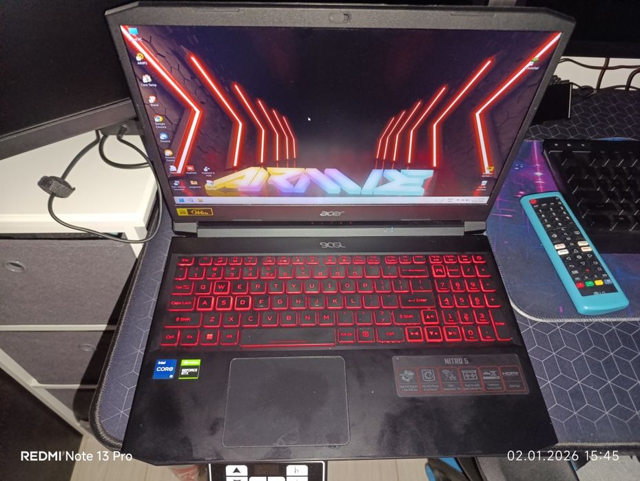 Acer Nitro 5 model AN515-57 i5-11400H | GTX 1650 | SSD 512 GB