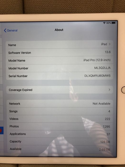 iPad Pro (12.9inch) ML3Q2LL/A 128GB