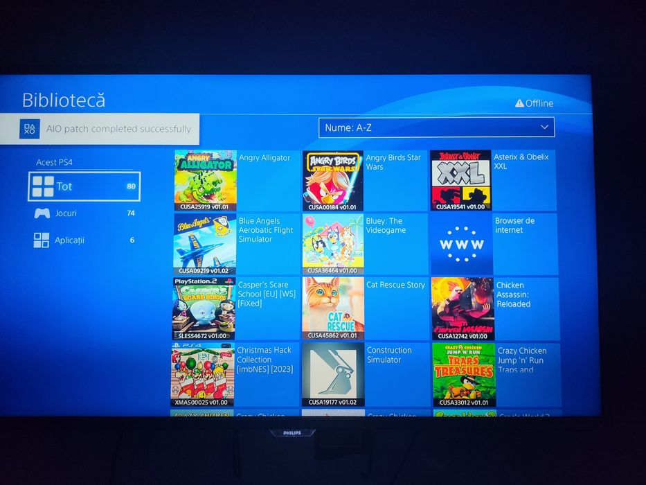 PlayStation 4 PRO modat (toate jocurile GRATIS)+VR
