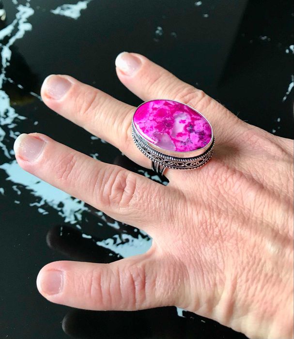 Inel Argint 925 cu Piatra Semipretioasa Opal Dendrit