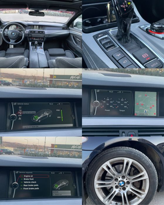 BMW F10 535D/Mpacket/SoftClose/Trapa/HUD/Camere 360