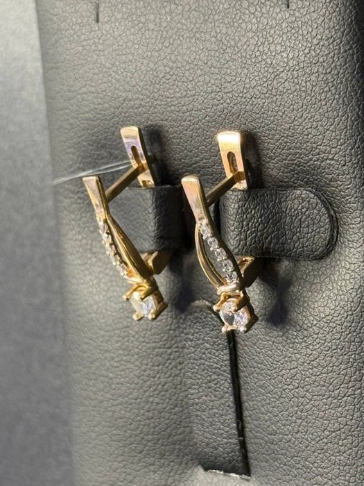 Золото 585  Серьги