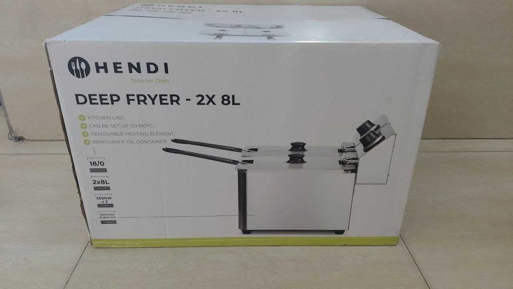 Ffripteuza Ulei HENDI DEEP FRYER 2X 8L /Fin X Amanet cod 138151