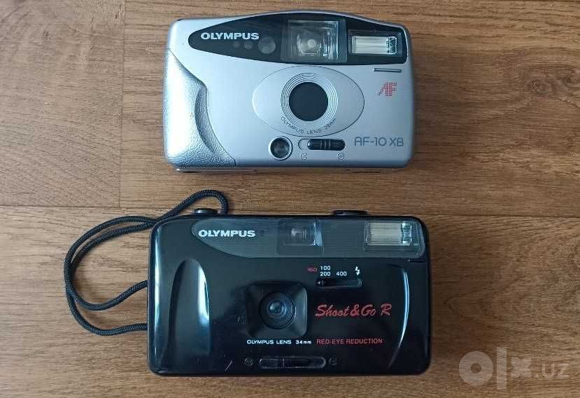 Olympus AF-10 XB и чёрный Olympus Shoot & Go R.
