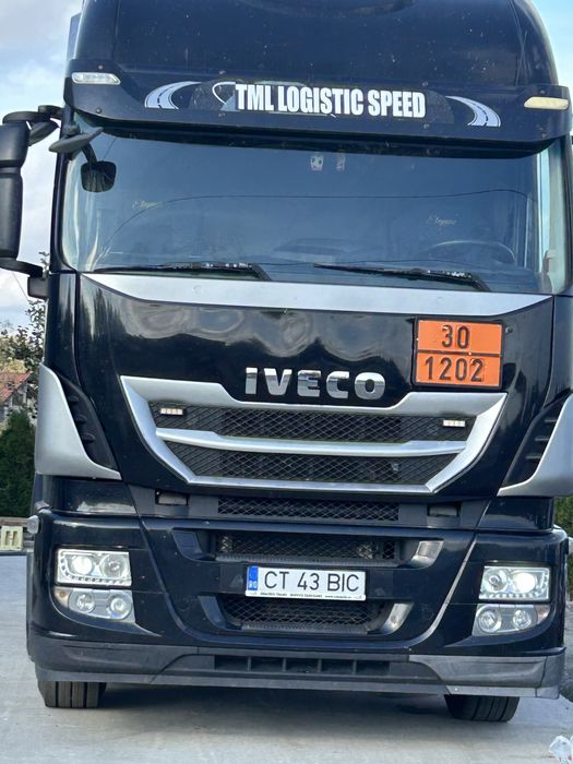 Daf cu remorca si iveci ADR