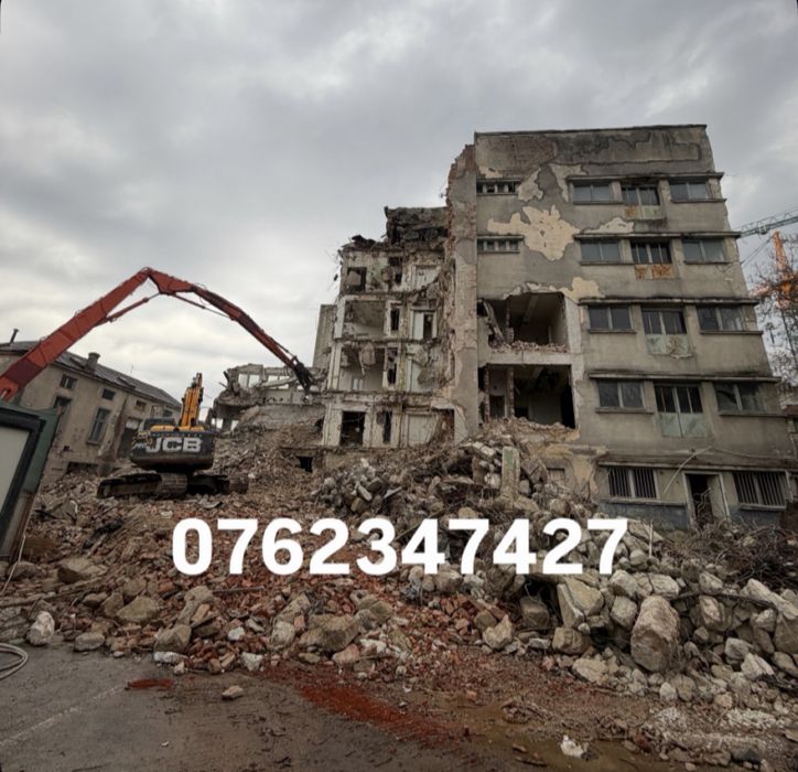 Demolari, excavator picon, pulverizator / foarfeca