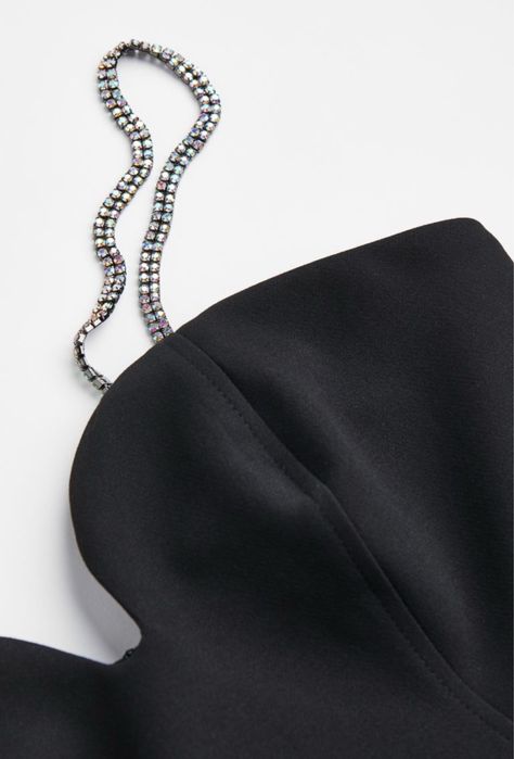 Рокля с презрамки с камъчета H&M