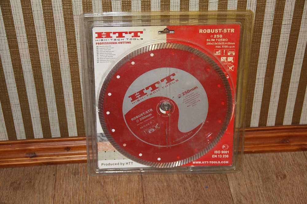 Диск алмазный HTT ROBUST-STR - 250мм для мокрой и сухой резки
