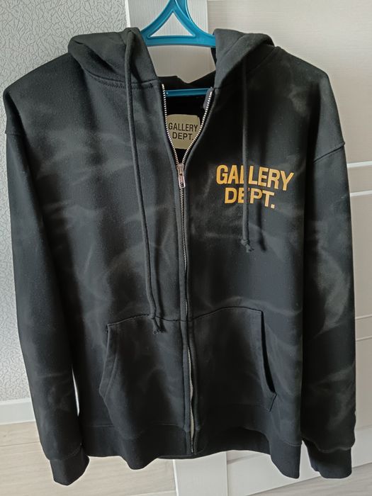 Черное худи на молнии