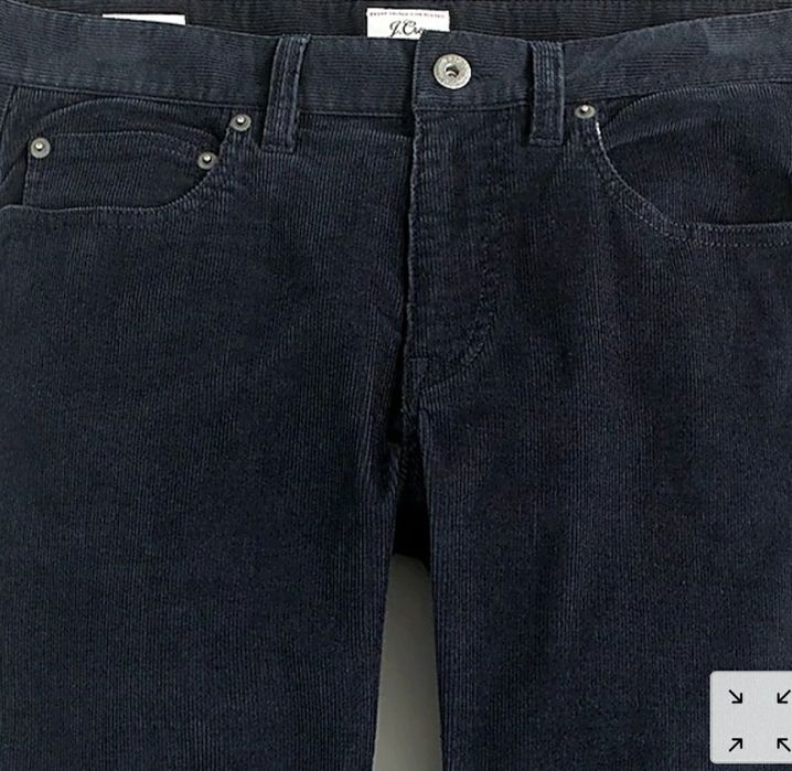 Jcrew вельветовые брюки новые