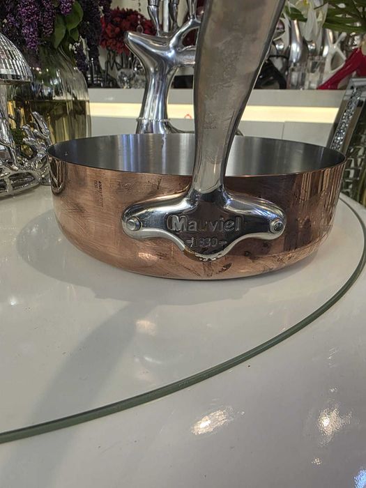 Tigaie pentru saute M´6S 24 cm, cupru, Mauviel